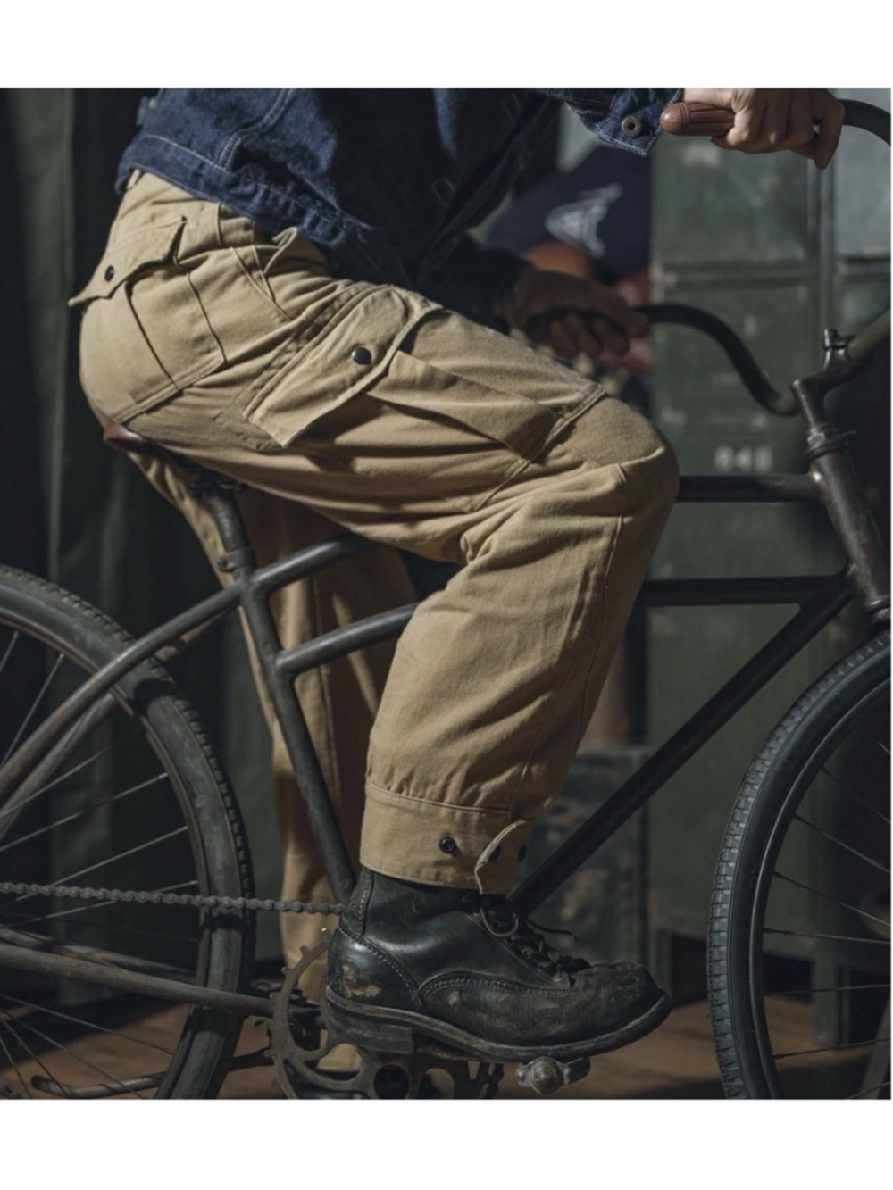 Non Stock Belgian M-64 13 oz Cotton Twill Relaxed Fit Field Barrel Leg Pants 34